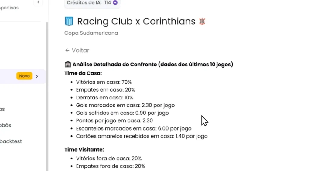 Análises detalhadas e rápidas